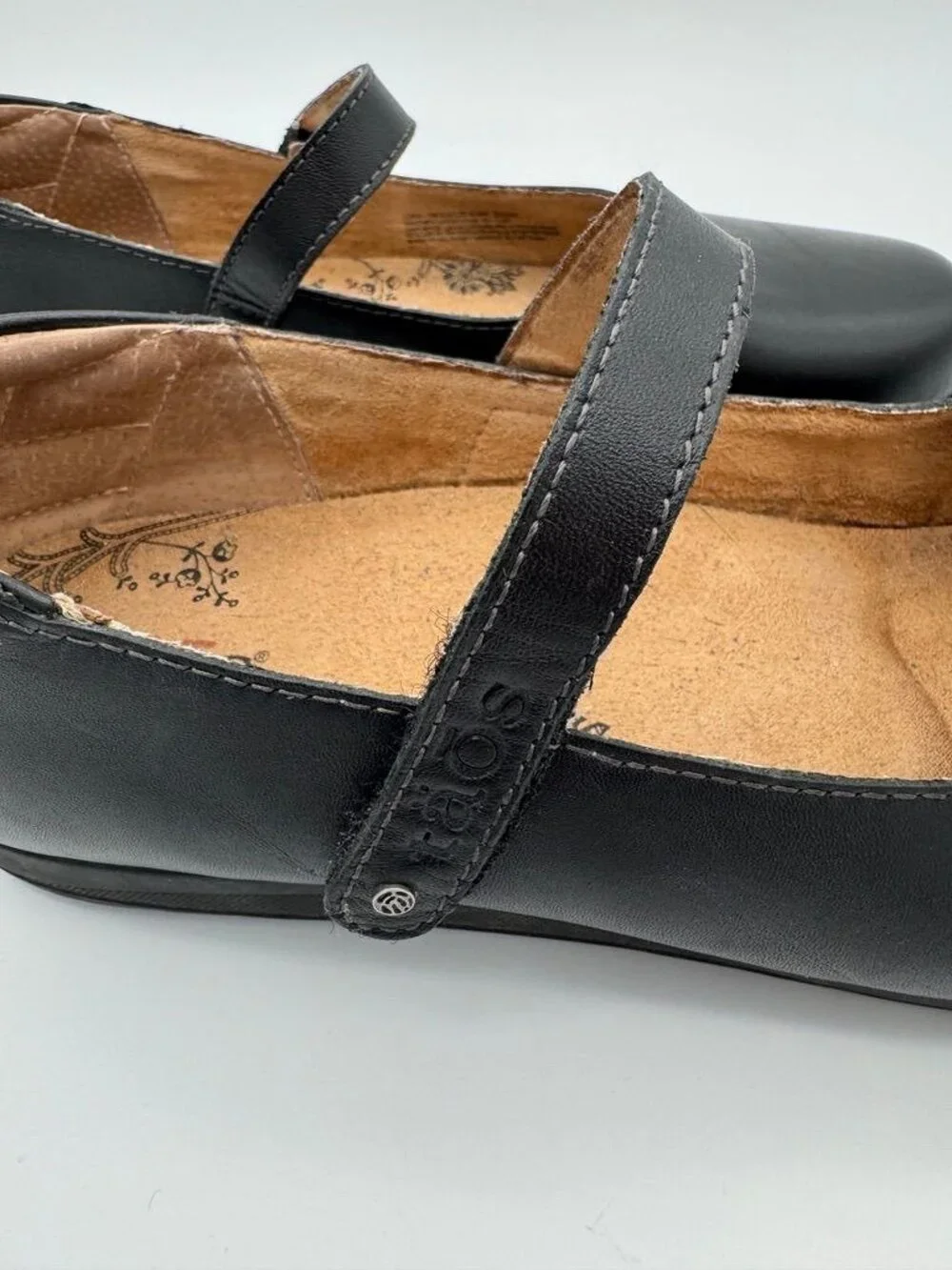 Taos Chorus Shoes Mary Janes Flats 14155 Black Leather Womens Size 8.5 Wide 8.5W